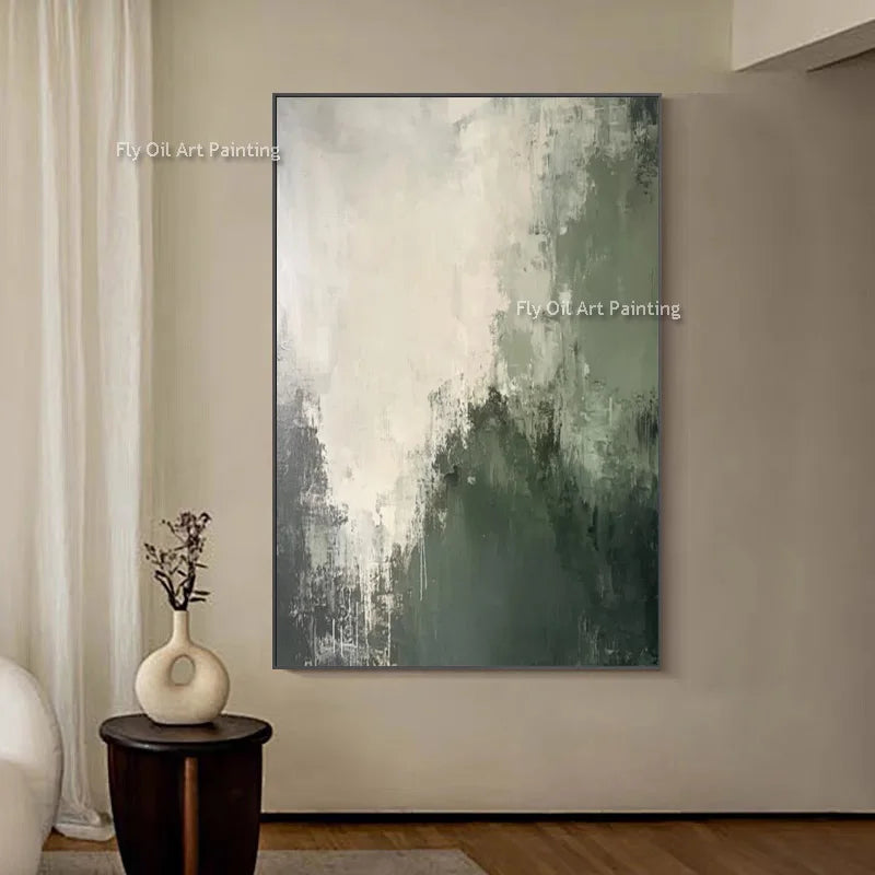 Abstract Oil Wall Art - Handpainted Artwork for Home Decor & Gift