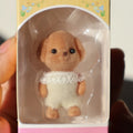 Movable Forest Animal Figurine Set - Plush Dog Model for Dollhouse & Miniatures