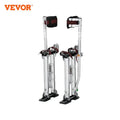 Adjustable Aluminum Drywall Stilts 18-36 inches with Knee Pads & Non-Slip Base
