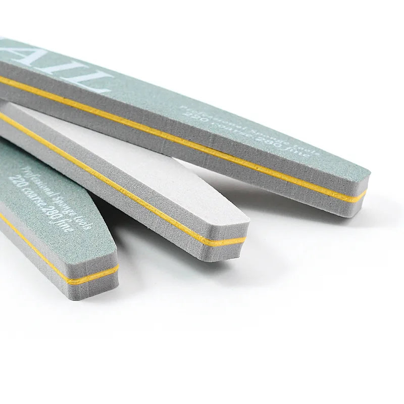 Sponge Block Nail Art File - 220/280 Grit Manicure Buffer & Nail Tool Set