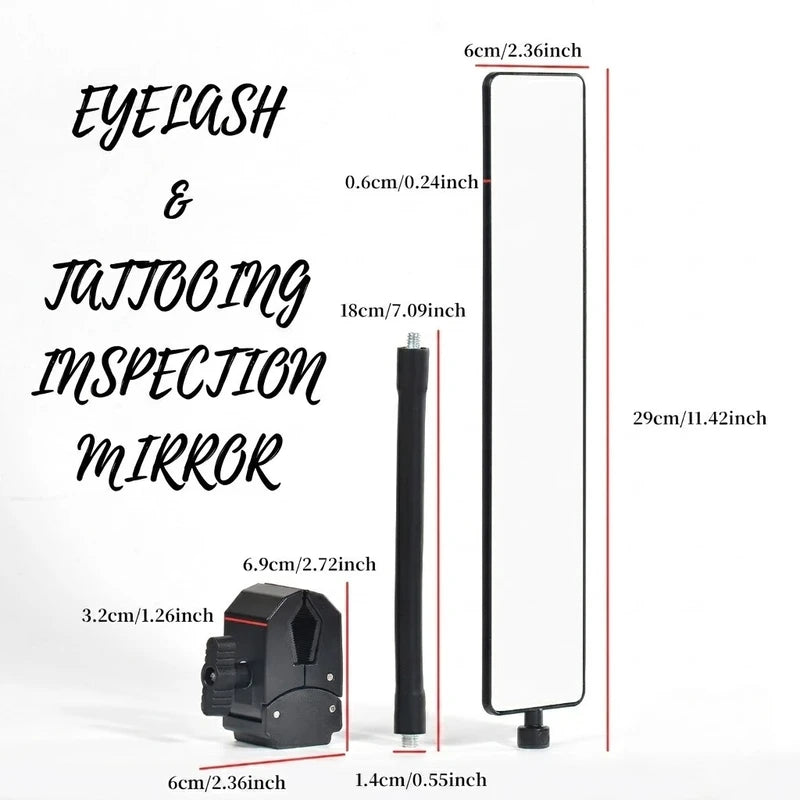 Adjustable Eyelash Extension Inspection Mirror for Lash Root Lifting Prevention - Lash Tech Tool
