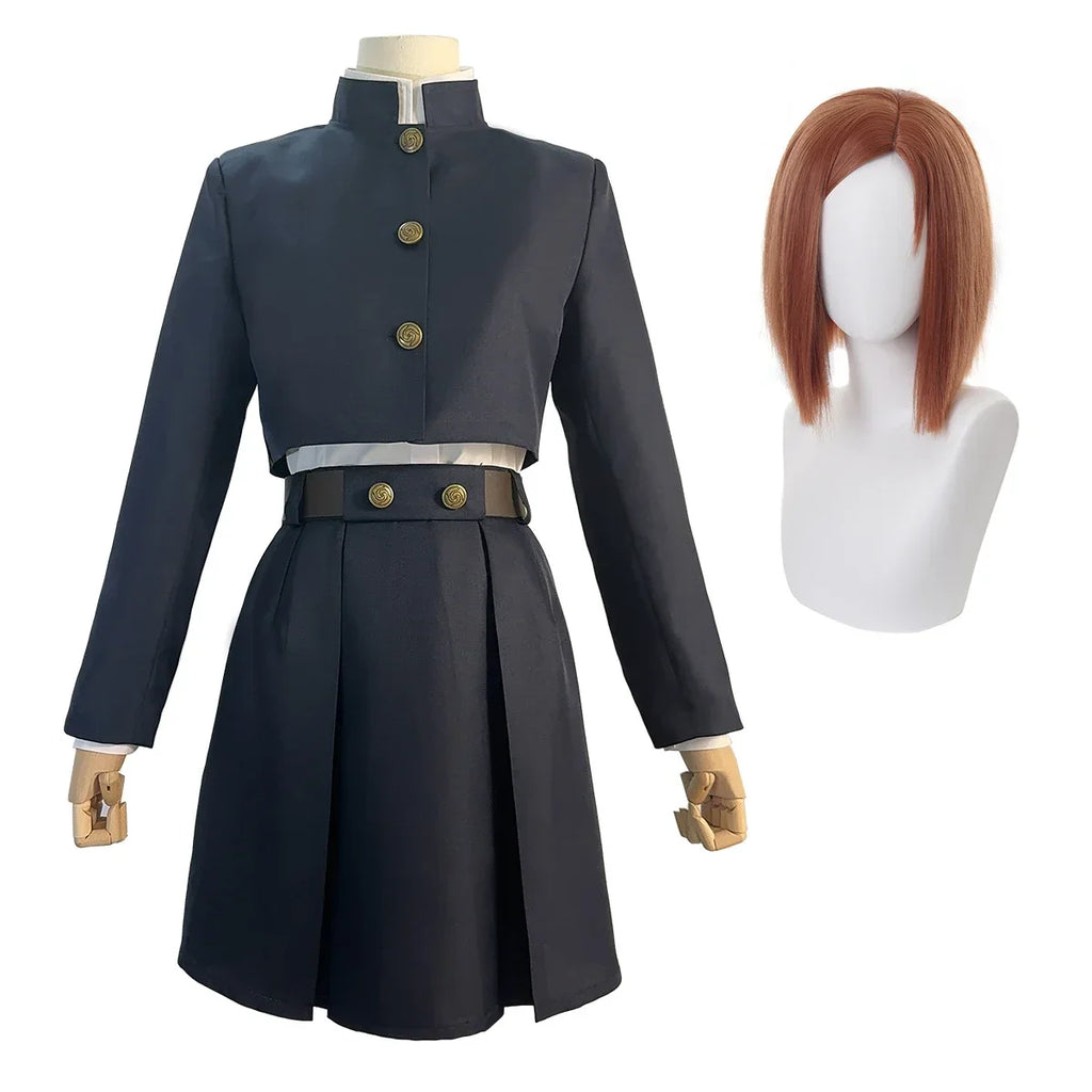 Jujutsu Kaisen Cosplay Costume with Wig for Halloween and Anime Fans
