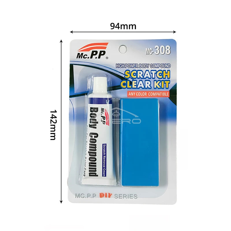Car Scratch Repair Paste Set - Paint Polishing & Body Bodywork Kit