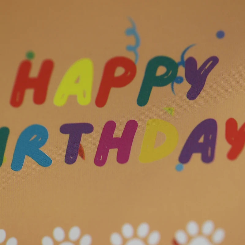 Funny Happy Birthday Pop-Up Card for Party Office Home Decor - Cute Desktop Novelty