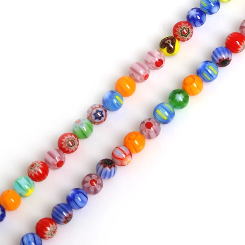 Glass Beads Assorted Sizes 39-95pcs Handmade DIY Jewelry Supplies