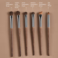 Horse Hair Makeup Brush Set with Storage Bag - Soft Natural Bristles for Face & Eyes, Professional Quality