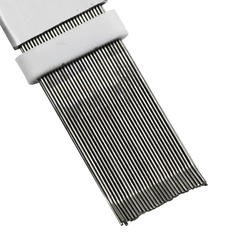 Universal Radiator Fin Repair Comb and AC Cleaning Brush Set for Car Cooling Systems