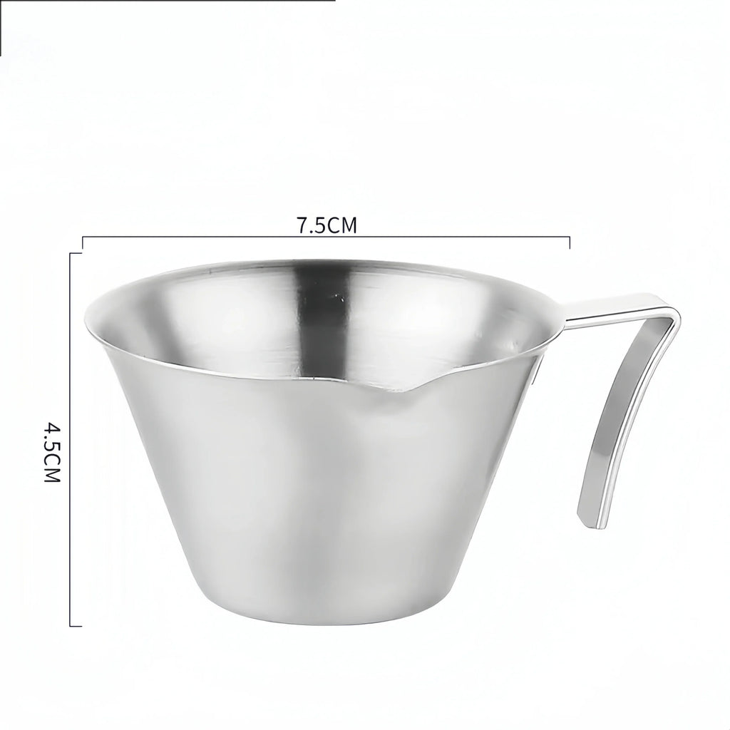 Stainless Steel Espresso Cup 100ml with Scale for Home & Cafe Use