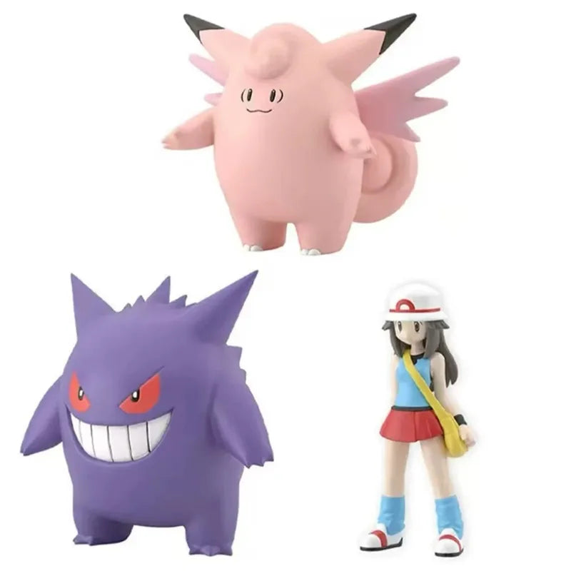 Anime Pokémon Action Figures Collection - Scale Model Toy Set for Collectors