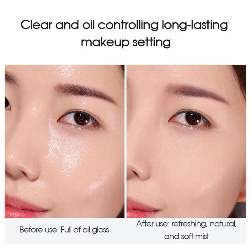Long-Lasting Oil Control Face Powder - Waterproof & Moisturizing Makeup-Free Concealer