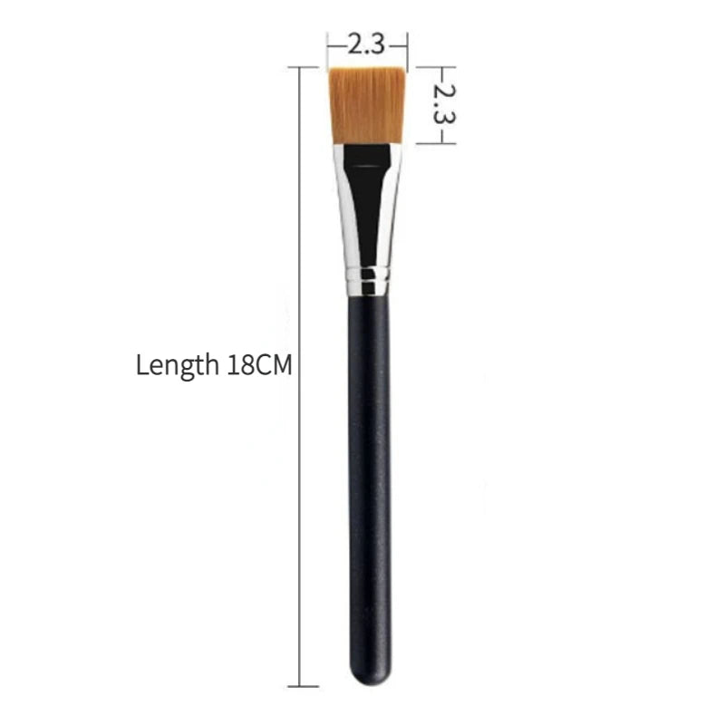 Professional Wooden Handle Foundation & Concealer Makeup Brush - Soft Facial Mask Tool