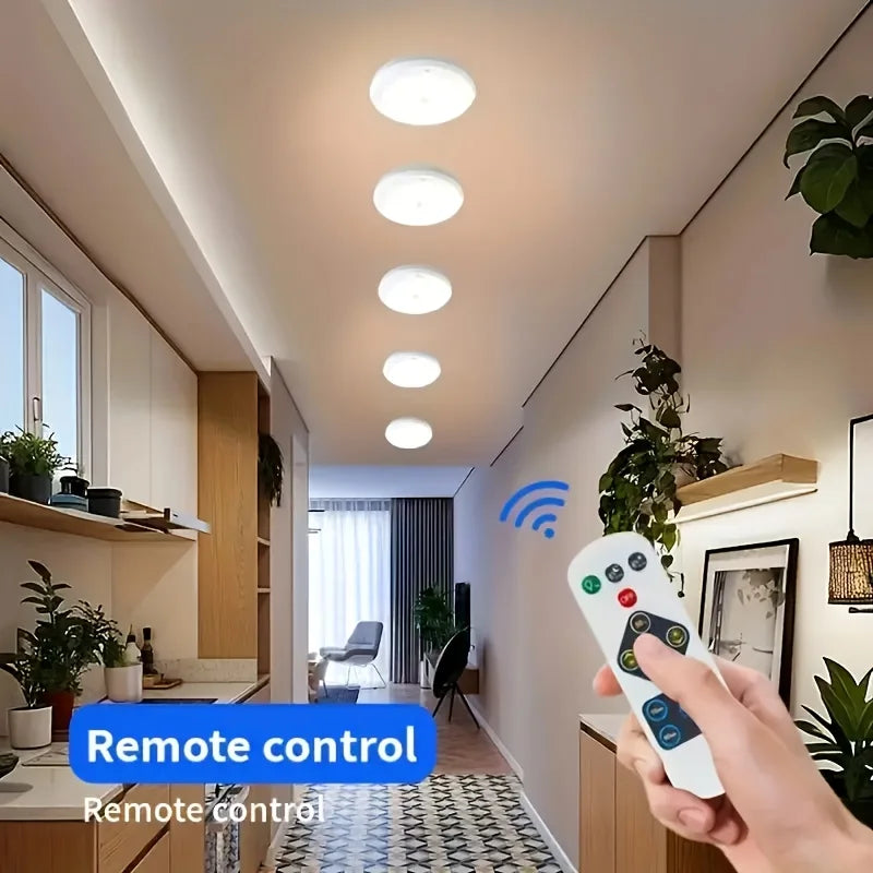 Magnetic PIR Motion Sensor LED Ceiling Light 2.5W Indoor Lighting for Living Room Bedroom Hallway Office Balcony