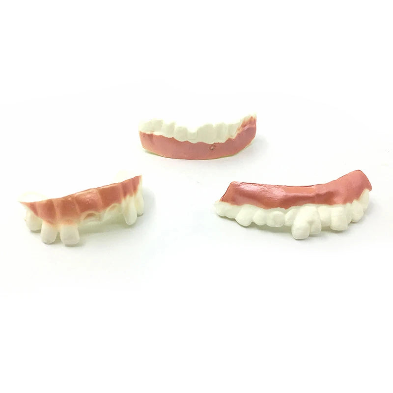 12 Pack Funny Fake Denture Props Halloween Cosplay Toys Party Favors