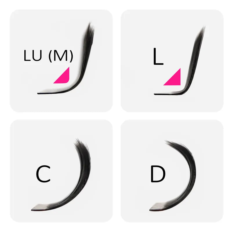 False Eyelash Extensions 3D-5D U Shaped Lashes Soft Natural Makeup Supplies