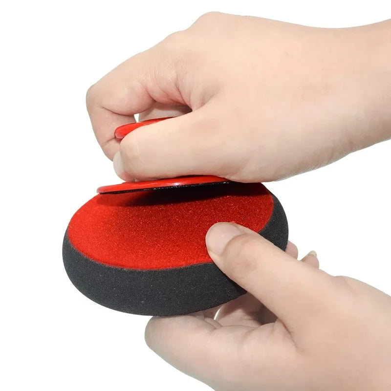 Car Waxing & Polishing Pad Set - Microfiber Sponge for Vehicle Cleaning & Maintenance