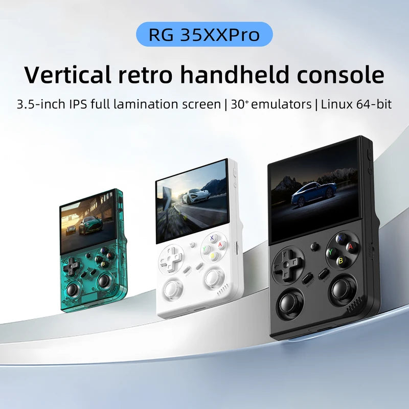 Retro Gaming Console 3.5-inch IPS Screen Linux 64-bit Dual Joysticks
