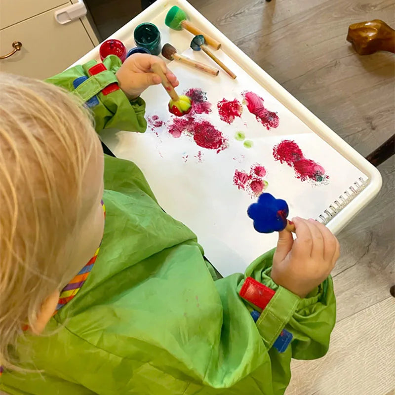 Kids Art & Craft Painting Kit with Sponge Stamp Brushes for Toddler Creativity
