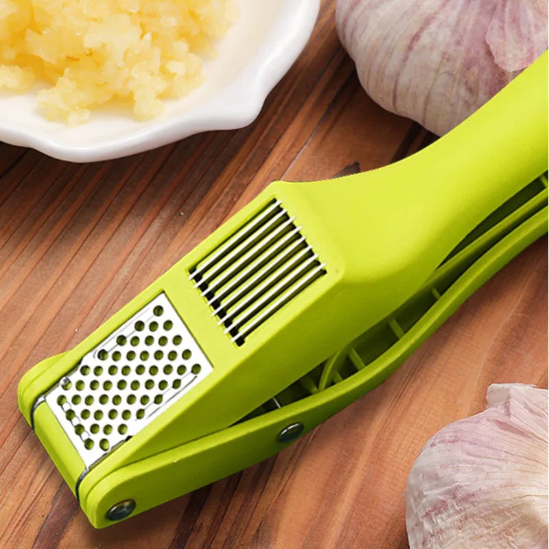 Multifunctional Garlic Press Slicer Mash Tool for Home Cooking