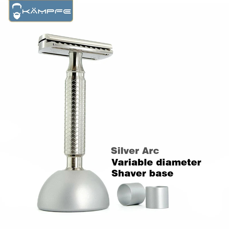 Universal Aluminum Shaver Base for Elite, Henson, Yaqi, Tatara Razors - Adjustable Diameter