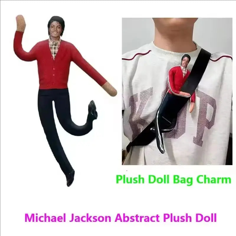 Anime Michael Jackson Plush Doll - Adjustable Articulated Cosplay Figure, Room Decor & Collectible Gift