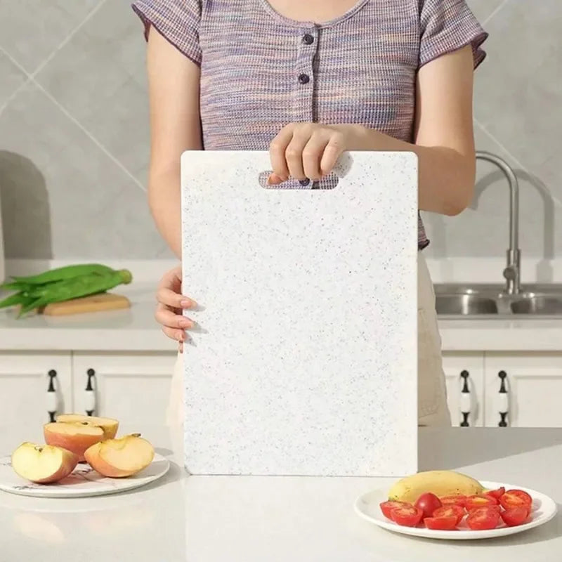 Marble Texture PP Cutting Board - Antibacterial & Dishwasher Safe Kitchen Utensil