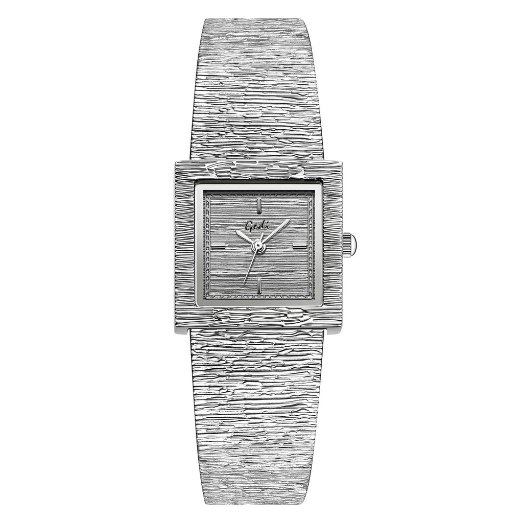 Luxury Women's Square Gold Watch - Retro Steel Strap, Quartz, Versatile Style
