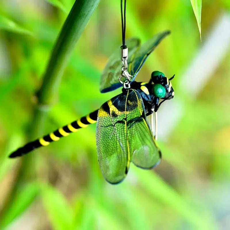 12cm Realistic Dragonfly Garden Insect Repellent Model Hanging Ornament