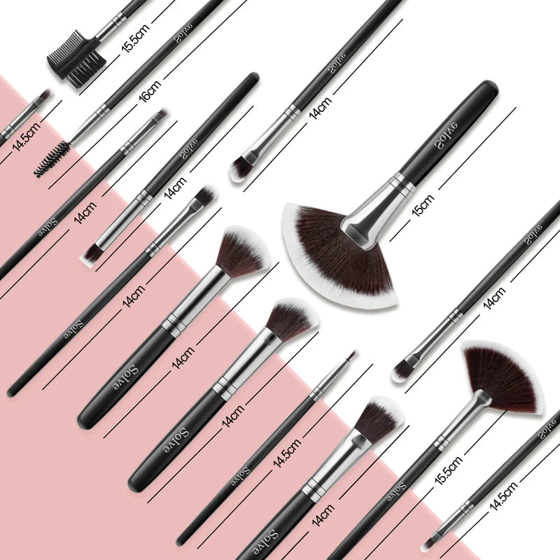 32PCS Professional Makeup Brush Set - Soft Brushes for Face & Eyeshadow Application