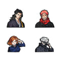 Anime Enamel Pins Set Satoru Gojo & Nobara Kugisaki Cartoon Character Brooches for Backpack