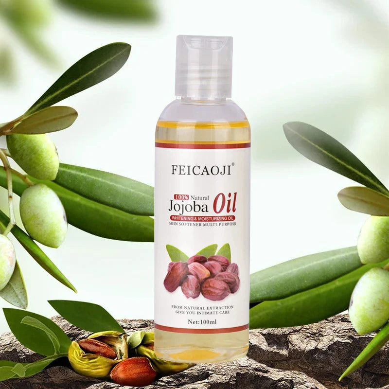 Organic Jojoba Oil for Face & Body - Moisturizing Anti-Aging Skin Care - 100ml