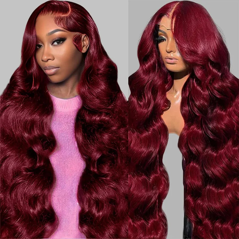 Human Hair Wig 13x4 13x6 HD Transparent Lace Front Wigs Pre-Plucked 200-220 Density