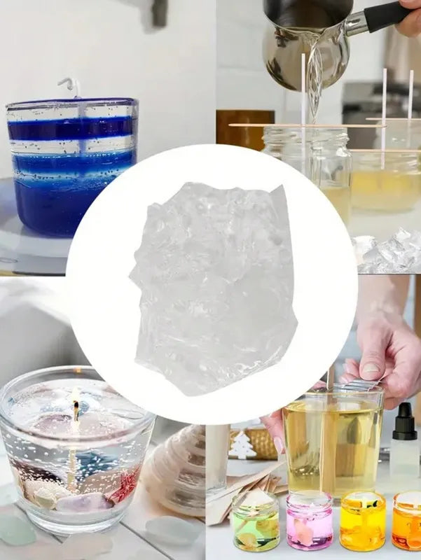 Clear Gel Candle Wax for DIY Scented Candles & Jewelry Making Supplies