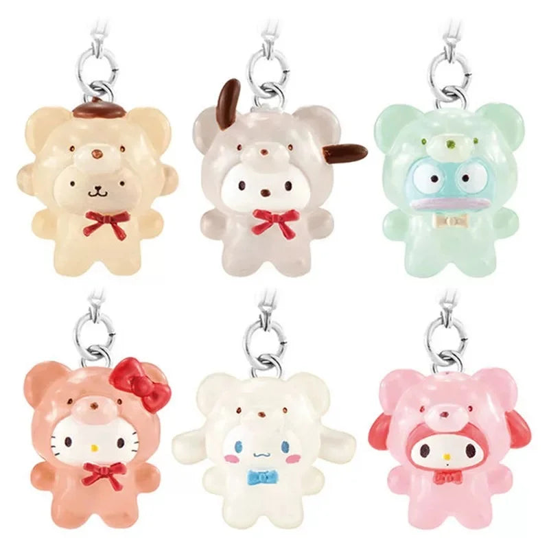 Gashapon Sanrio My Melody Pochacco Accessories Collector Toys Set