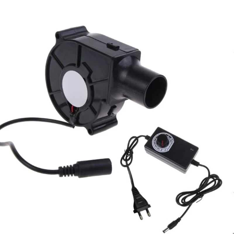 Portable Adjustable Speed BBQ Fan Handheld Air Blower for Camping Grilling