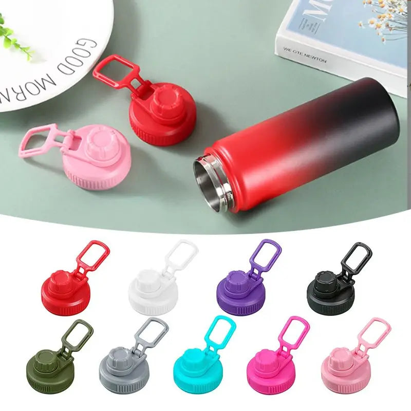 Universal Plastic Bottle Lid Replacement Splash Spill Proof Cup Cap - Multicolor