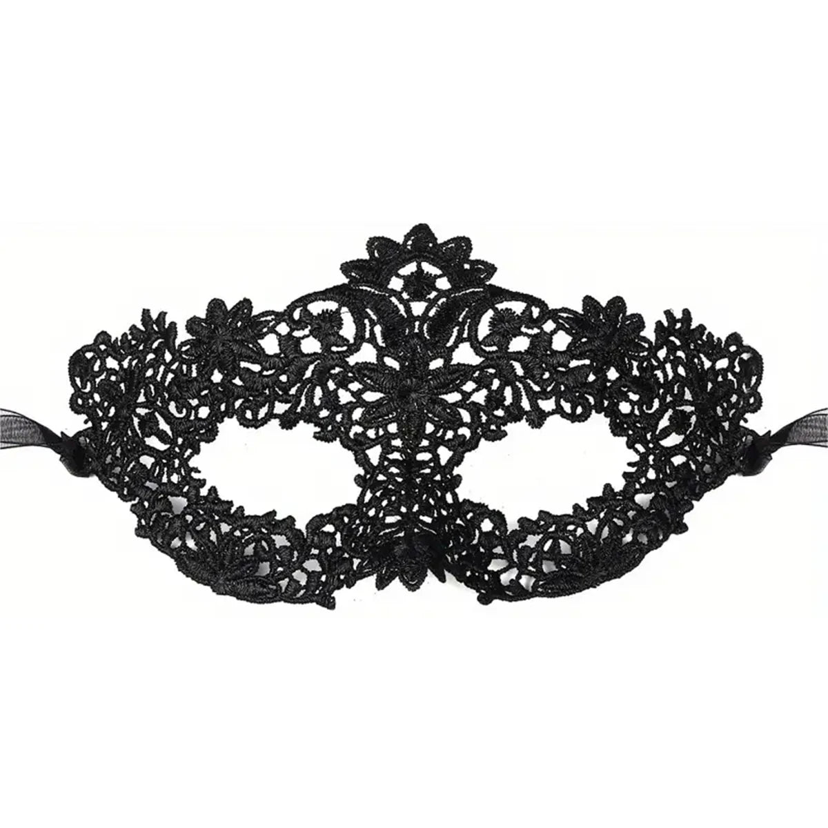 Elegant Black Lace & Matte Half-Face Mask Set for Couples - Venetian Party, Mardi Gras, Halloween