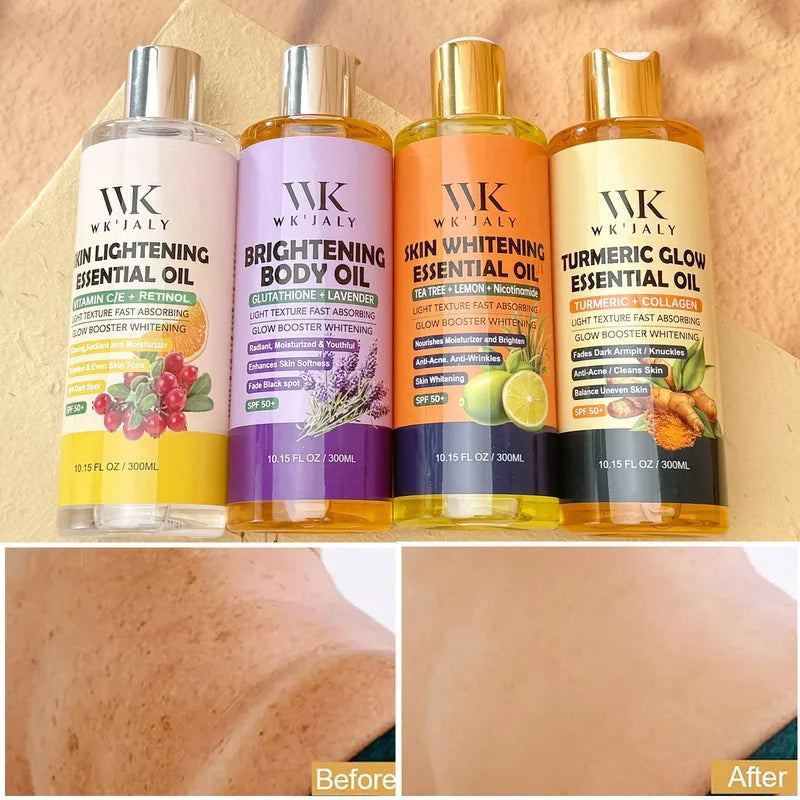 Deep Moisturizing Body Oil for Dark Skin - Hydrating & Spot Reduction