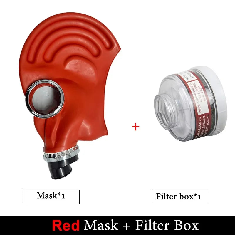 Full Head Gas Mask Respirator for Painting Pesticide Chemical Protection Halloween