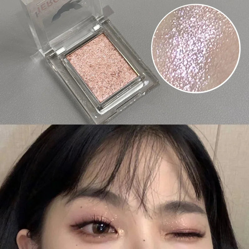 Matte Shimmer Eyeshadow Powder Face Highlighter & Contour Makeup Set Waterproof Long-Lasting