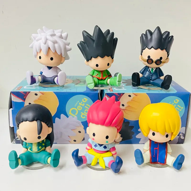 Anime Action Figure Set - Hunter X Hunter Chibi Gon Killua Mystery Blind Box Collectible Toy
