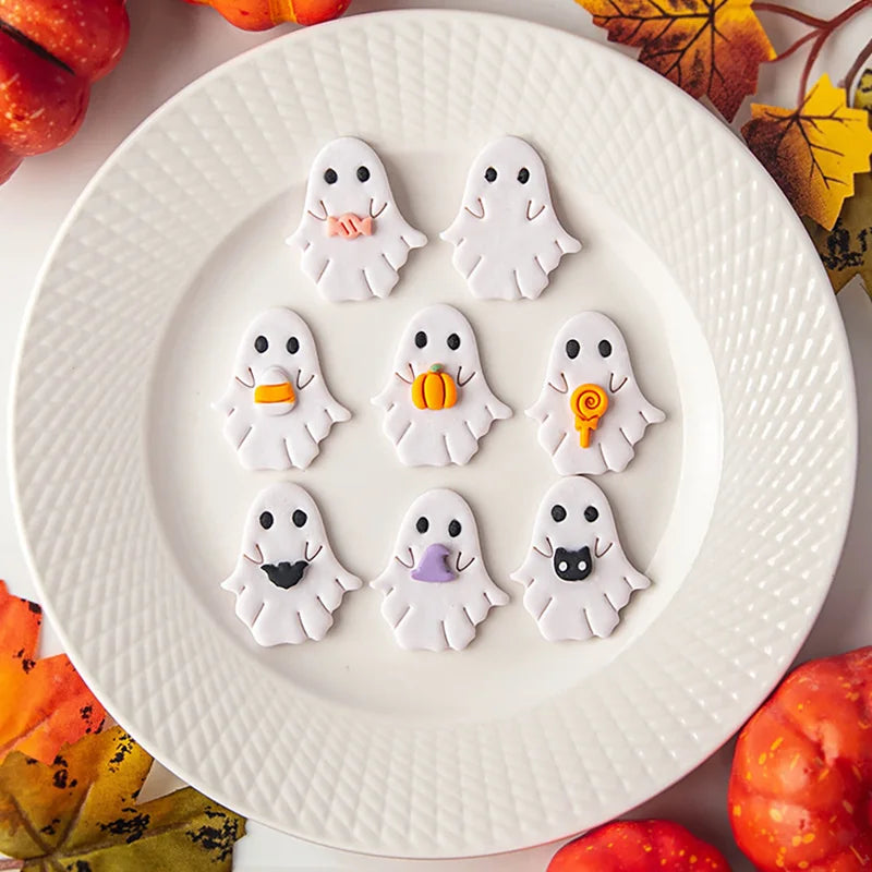 Halloween Ghost Polymer Clay Cutter Mold for DIY Mini Decorations & Earrings