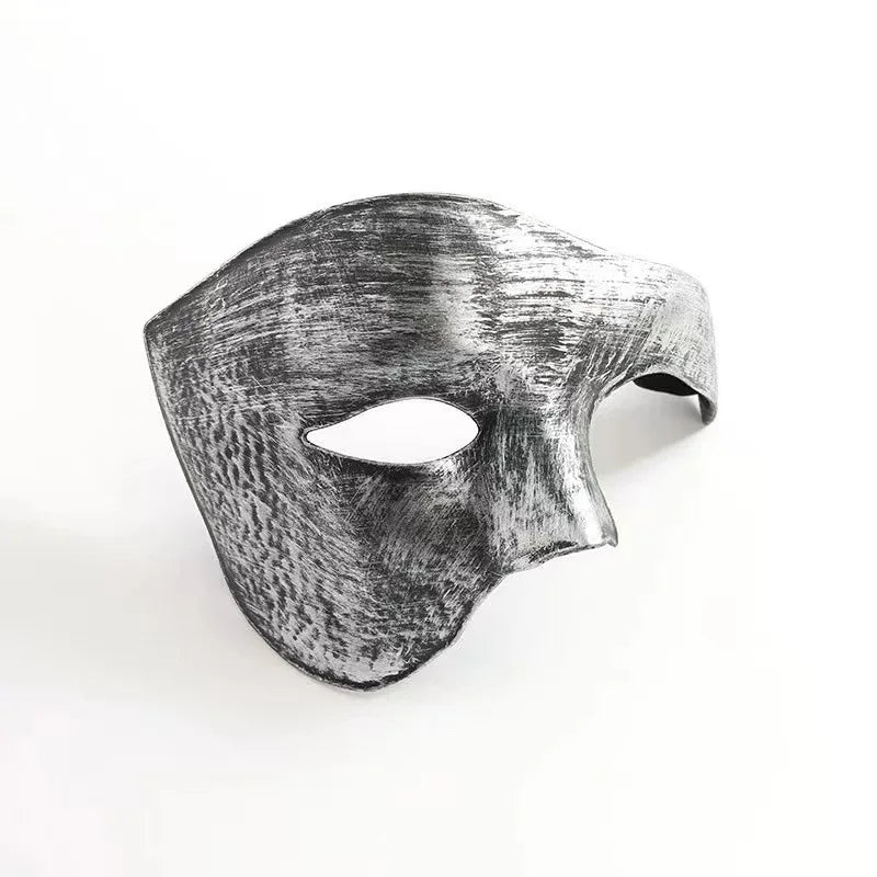 Halloween Men Mask Half Face Carnival Costume Mask for Cosplay & Party