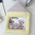 Creative Cotton House Shape Photo Frame Wall Hanging for Home & Wedding Decor