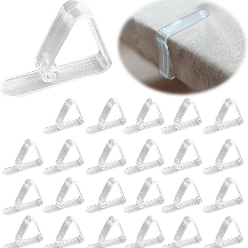 Outdoor Tablecloth Clips 10/20pcs Firm Fixing Buckles Plastic Table Clips