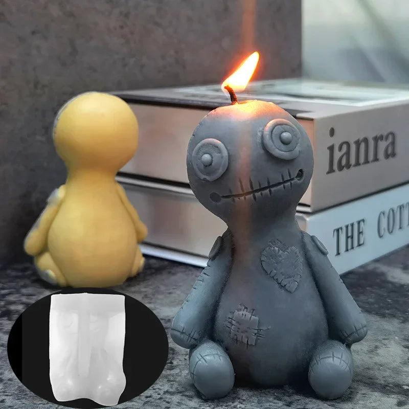 Halloween Curse Doll Candle Silicone Mold DIY Craft Kit for Handmade Holiday Decor