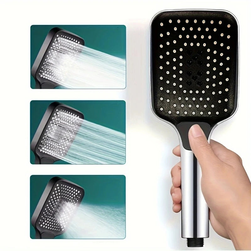 High Pressure Adjustable Shower Head 3 Modes Water Saving Bathroom Faucet Nozzle