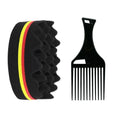 Hair Styling Set with Curling Comb & Sponge for All Hair Types - Hair Brush & Comb Kit