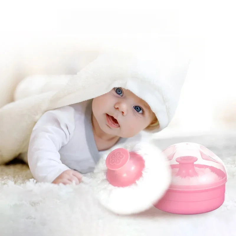 High Quality Face & Body Powder Puff Set with Case - Multiple Colors