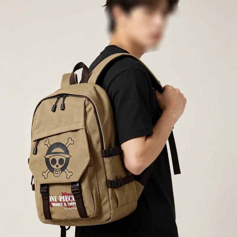 Large Canvas Backpack 14 Inch Laptop Bag for Travel & School - Multiple Colors
