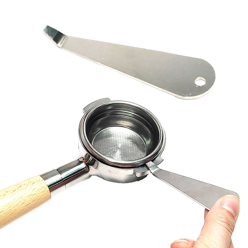 Stainless Steel Coffee Portafilter Basket Remover Tool for Espresso Machines
